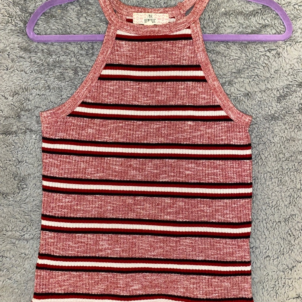 Striped Halter Top